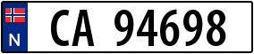 Truck License Plate